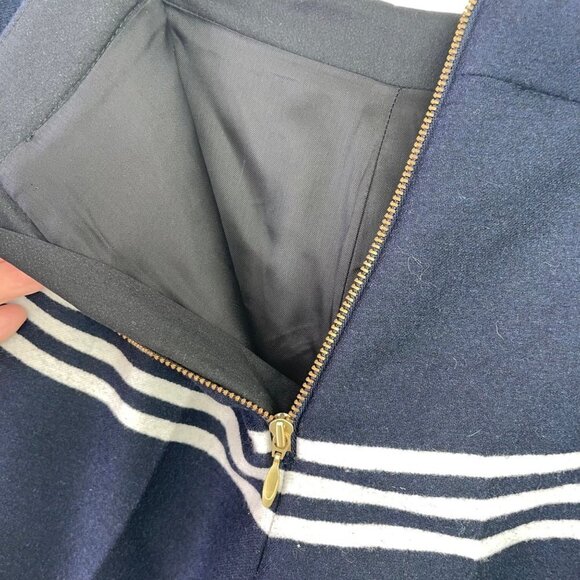 Baum Und Pferdgarten Womens Trousers Size 42 Blue Wide Leg Cropped Pockets New - Picture 5 of 10